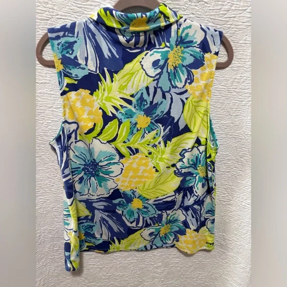 NWT Rafaela sleeveless collared shirt - Picture 3 of 5